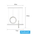 UNIVERSO Függeszték 80w 6400lm 4000k IP20 fehér 730mm