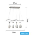 UNIVERSO Függeszték 68w 5540lm 4000K 750x1200mm fehér