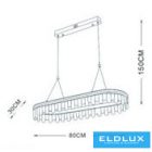 UNIVERSO Kristály üveg csillár 50w 4000lm CCT rosegold 800x300x1500mm