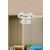 UNIVERSO Kristály üveg csillár 72w 5760lm CCT rosegold D600x1500mm