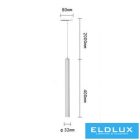 UNIVERSO Egyfázisú sínhez függeszték COB LED 3W 300lm 4000K ∅32x400mm IP20 fehér