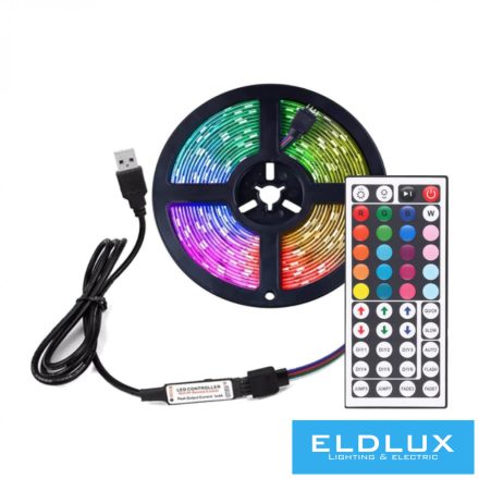 ELDLUX 12V RGB LED szalag szet 2835-30D 5M