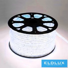   ELDLUX Flexibilis LED szalag AC:220V 2835-120D-10MM 7.6w/M jégkék IP65