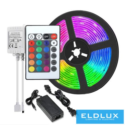 ELDLUX 12V RGB LED szalag szet 5050-54D 5M
