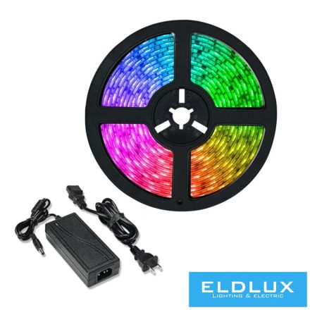 ELDLUX 5V RGB LED szalag szet 5050-24D 5M