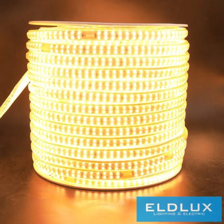 ELDLUX Flexibilis LED szalag AC:220V 2835-120D-12MM 10.5w/M 3000K IP65
