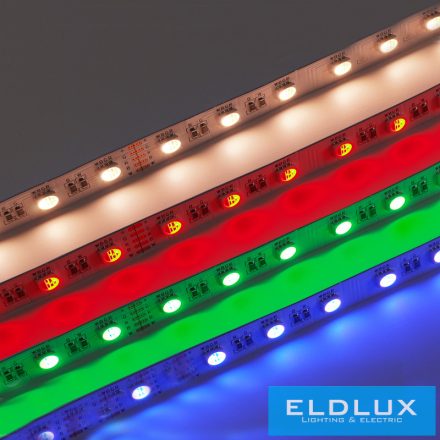 ELDLUX 24v-os RGBW LED szalag 19.5w 470lm RGB+6500K IP20 10m 