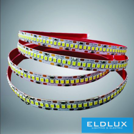 ELDLUX LED szalag DC:12V 2835-240D-10MM Max 18w/M 2160lm/M 6500K IP20 5m