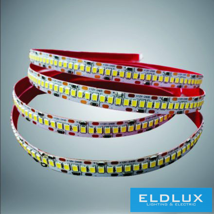 ELDLUX LED szalag DC:12V 2835-240D-8MM Max 18w/M 2160lm/M 4000K IP20 5m