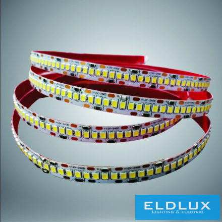 ELDLUX LED szalag DC:12V 2835-240D-10MM Max 18w/M 2160lm/M 4000K IP20 5m