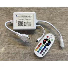   ELDLUX Adapter a flexibilis RGB LED szalaghoz infrás távirányítóval + bluetooth