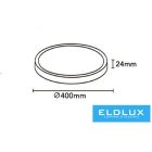 UNIVERSO Mennyezeti lámpa 32W 2350lm CCT.Kap Ra90 120° D400x24mm IP20 Famintás