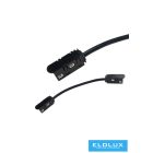 UNIVERSO Mágneses sínbe szerelhető sarokhoz táp csatlakozó