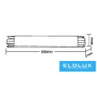 UNIVERSO Mini fémházas tápegység DC:12V 100w 8.33A IP20 200x26x21mm