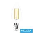 MODEE LED Izzó Filament Gyertya (Candle) C35 7W E14 360° 2700K (806 lumen) dimm.
