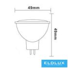 UNIVERSO LED izzó MR16 12V 6W 600lm 6500K