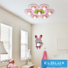 ELDLUX VIANA mennyezeti lámpa 7×E27 rózsaszín