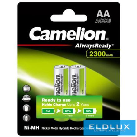 CAMELION AlwaysReady NI-MH újratölthető akkumulátor HR6/AA/2300mAh-BP2