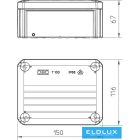 OBO kötődoboz IP66 151x117x67 világosszürke