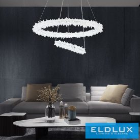 ELDLUX ELDAMARILL kristályüveg függeszték D600 132W CCT