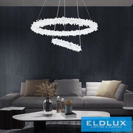ELDLUX ELDAMARILL kristályüveg függeszték D600 264W CCT