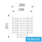 ELDLUX ELDALIZ kristályüveg mennyezeti lámpa L200 E14