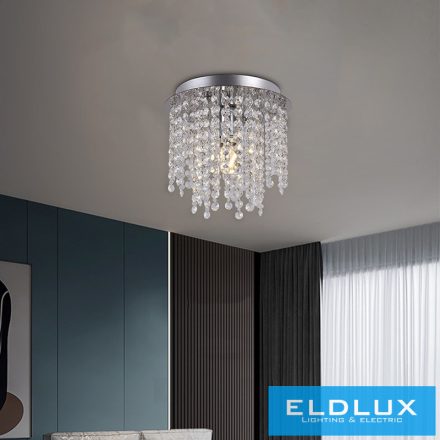 ELDLUX ELDILEN kristályüveg mennyezeti lámpa Ø220 E14