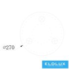 ELDLUX ELDILEN kristályüveg mennyezeti lámpa Ø270 E14×3