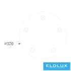 ELDLUX ELDILEN kristályüveg mennyezeti lámpa Ø370 E14×5