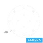 ELDLUX ELDILEN kristályüveg mennyezeti lámpa Ø600 E14×12