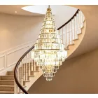 ELDLUX Kristály üveg csillár E14×60 D1005x1870mm Rosegold