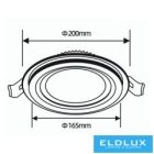 UNIVERSO Köralakú süllyesztett LED panel 18w 1800lm CCT kapcsolóval IP20 fehér