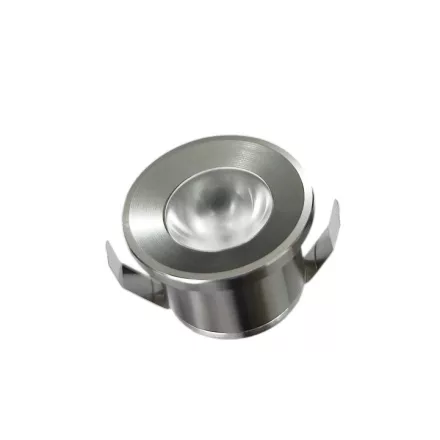 UNIVERSO Mini spot lámpatest 1w kék 80lm 30° IP20 Ezüst D31x22mm kivágás:D25mm