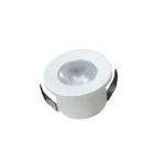 UNIVERSO Mini spot lámpatest 1w 6500k 80lm 30° IP20 Fehér D31x22mm kivágás:D25mm