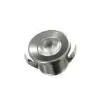 UNIVERSO Mini spot lámpatest 1w zöld 80lm 30° IP20 Ezüst D31x22mm kivágás:D25mm