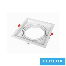   UNIVERSO Süllyesztett spot keret 1*AR111 fehér 175x175mm / kivágás 160x160mm