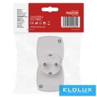 EMOS aljzat elosztó 2× FEHÉR