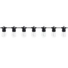 UNIVERSO Party fényfüzér 2x1mm2 11.5M 10xE27 Max csatlakoztatható:7db IP54 Fekete