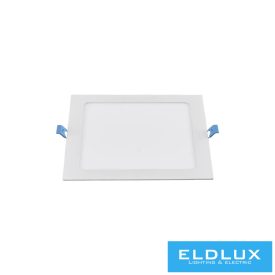   UNIVERSO Négyzet alakú süllyesztett LED panel 6w 480lm CCT/kap. 120° IP20 Fehér 120x120mm kivágás:105x105mm 3év