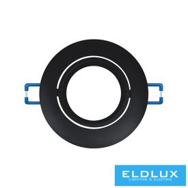   UNIVERSO Süllyesztett spot lámpatest 1xMR16 fekete ∅90x20mm/∅75mm