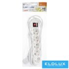 EMOS elosztó (hosszabbító) 5 aljzat 3m 1.5mm² kapcsolható