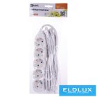 EMOS elosztó (hosszabbító) 5 aljzat 5m 1.5mm² kapcsolható