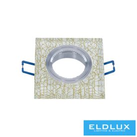   UNIVERSO Süllyesztett spot lámpa 1xPAR16 foglalat nélkül IP20 Arany 89x89x25mm kivágás:D60mm