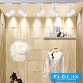   UNIVERSO egyfázisú sínre szerelhető lámpa GU10 Max 60w fehér