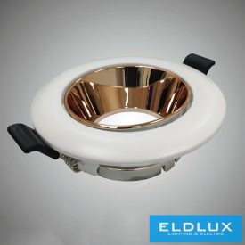   UNIVERSO süllyesztett spot lámpatest GU10 Max 60w fehér/arany