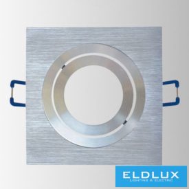   UNIVERSO Süllyesztett spot lámpatest 1*MR16 króm 92x92x29mm/∅80mm