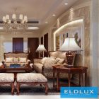 UNIVERSO Süllyesztett spot lámpatest 1*MR16 króm 92x92x29mm/∅80mm