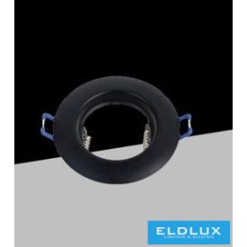   UNIVERSO Süllyesztett spot lámpatest 1XGU10 Max.40w fekete D86mm/D55mm