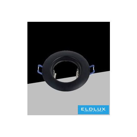 UNIVERSO Süllyesztett spot lámpatest 1XGU10 Max.40w fekete D86mm/D55mm
