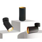 UNIVERSO Spot lámpatest 1xGU10 Max.35w IP20 Fekete/arany D60x120mm